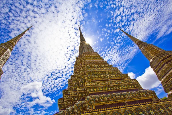 Pagode in Wat pho in Bangkok — Stockfoto