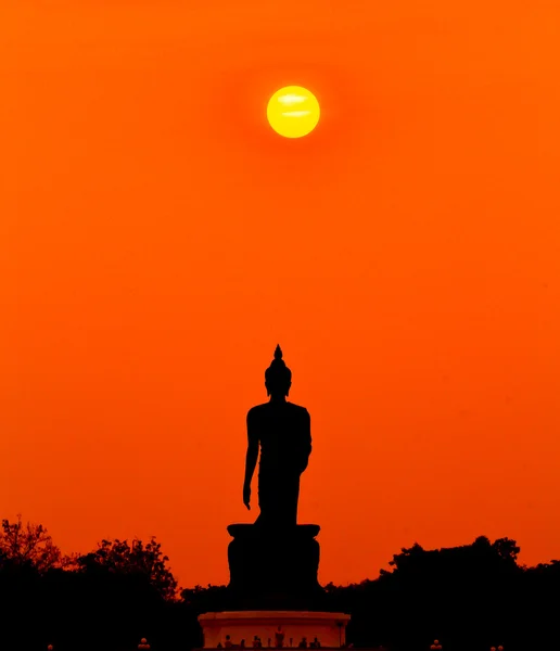 Άγαλμα του Βούδα στην Ταϊλάνδη — Φωτογραφία Αρχείου