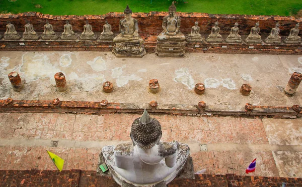 Buddha alt in Ayutthaya — Stockfoto