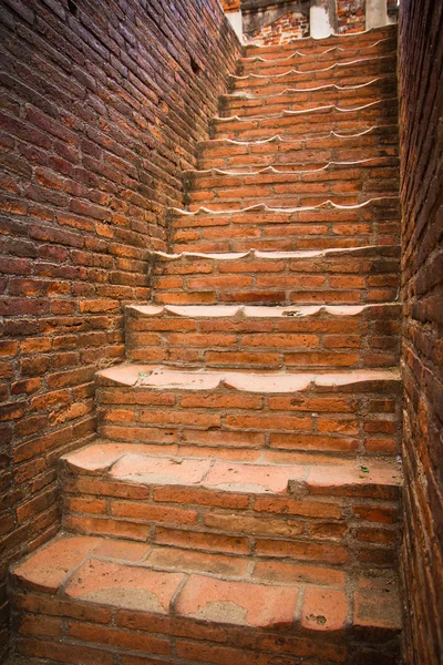 Red brick Stairs — Stock Photo, Image