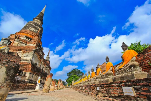 Antico tempio di Ayutthaya — Foto Stock