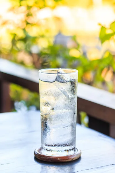 Ice in a glass of water Stock Picture