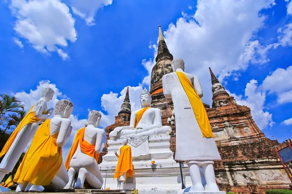 Muinainen temppeli Ayutthaya — kuvapankkivalokuva