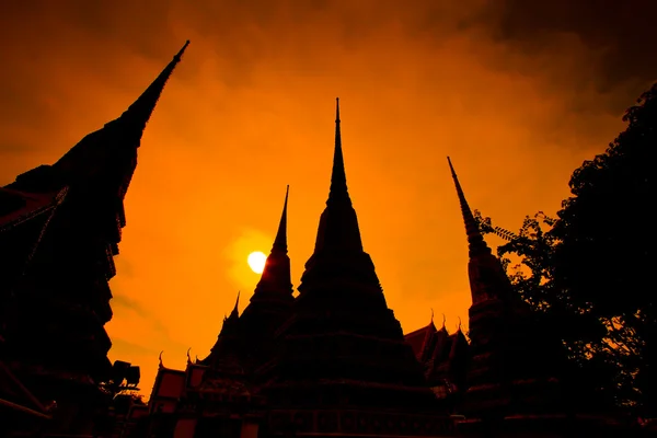 Pagode op Wat Pro in bangkok — Stockfoto