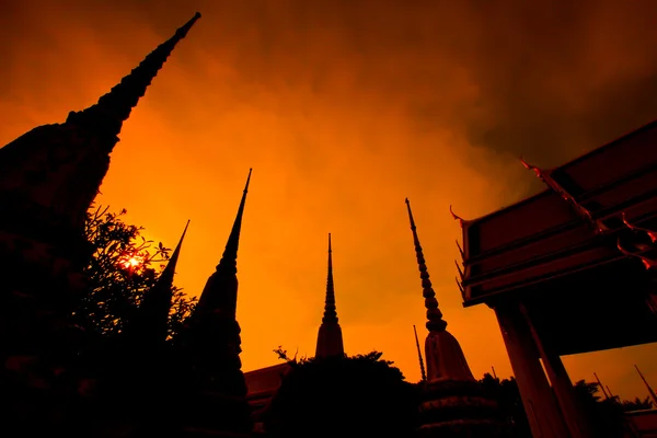 Pagoda Wat Pro adlı Bangkok — Stok fotoğraf