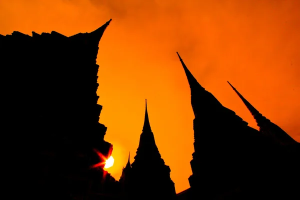 Pagoda en Wat Pro en Bangkok — Foto de Stock