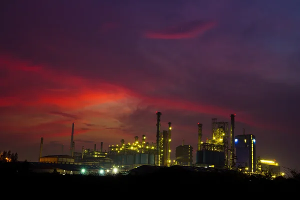 Oil refinery plant at Bangkok — Stock Photo, Image