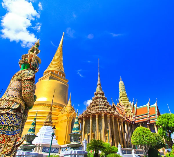 Świątyni Wat phra Kaew w Bangkoku — Zdjęcie stockowe