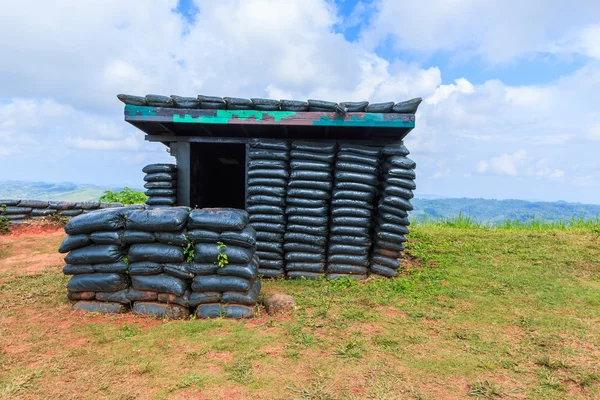 Bunker trench at Khao Kho Phetchabun — Stock Photo, Image