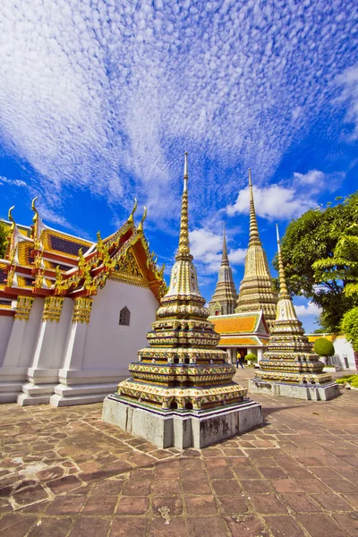 Pagoda in Wat pho in Bangkok — Stock Photo, Image