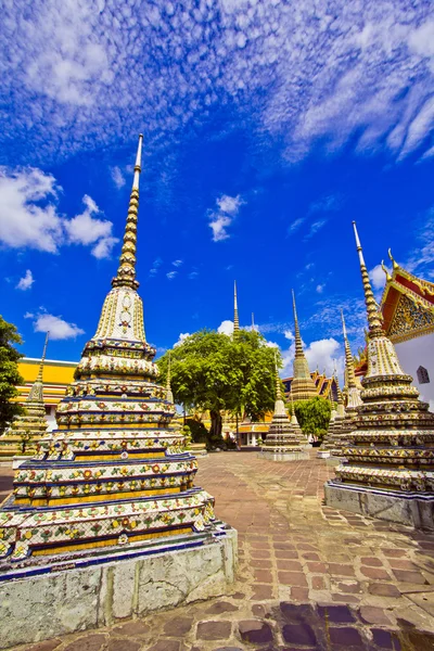 Pagoda v Wat pho v Bangkoku — Stock fotografie