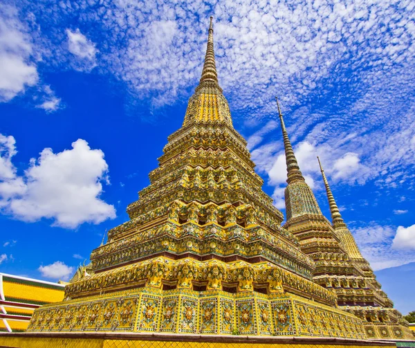 Pagoda w Wat pho w Bangkoku — Zdjęcie stockowe