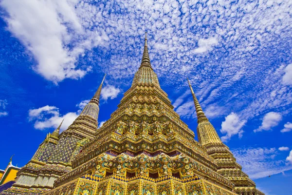 Pagoda w Wat pho w Bangkoku — Zdjęcie stockowe