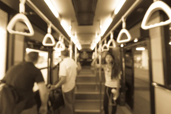 All'interno del bus dell'aeroporto — Foto Stock