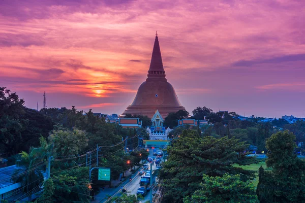 Gouden pagode Phra Pathom Chedi — Stockfoto