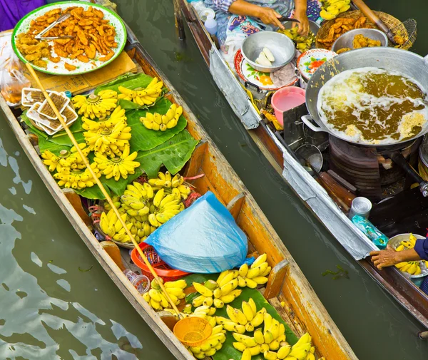 Damnoen Saduak schwimmender Markt — Stockfoto