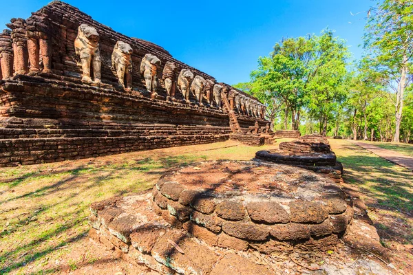 Oude stad van de oude stad en de oude tempel oude Boeddha — Stockfoto