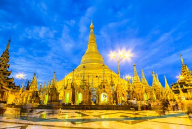 Shwedagon pagoda in Yangon, Myanmar