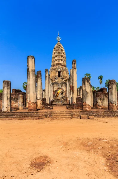 Si Satchanalai Historical Park in old town — Stock Photo, Image