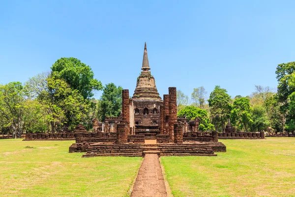 Si Satchanalai Historical Park in old town — Stock Photo, Image