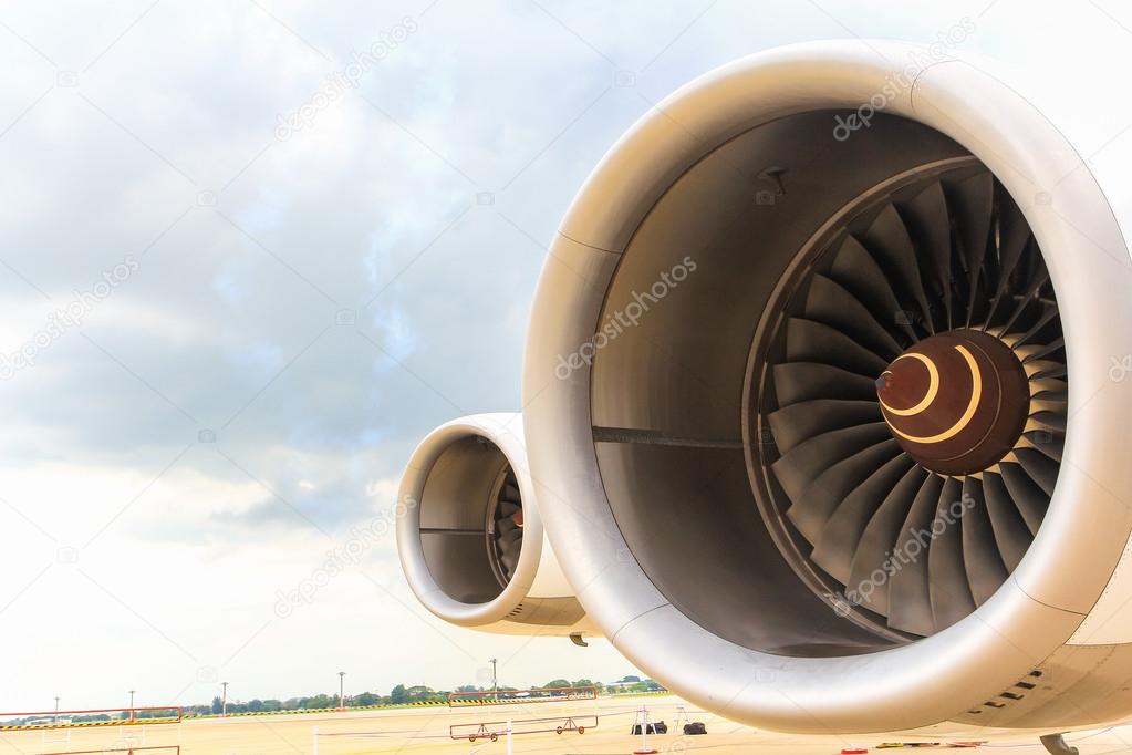 Turbine of airplane