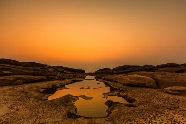 Landscape view at sunset nature — Stock Photo, Image