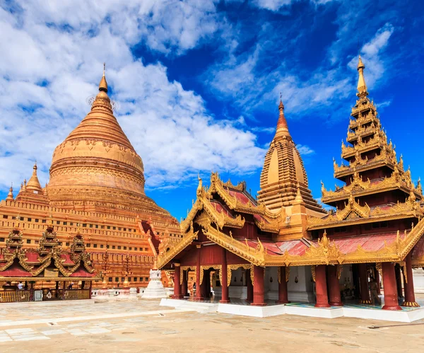 Shwe zi gon pagoda Templo de Paya —  Fotos de Stock