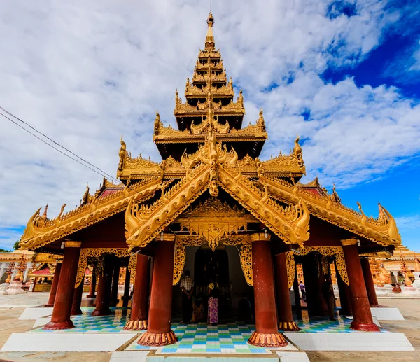 Shwe zi gon pagoda Selami Tapınağı — Stok fotoğraf