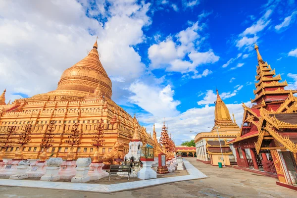 Gon pagoda Shwe zi Paya chrám — Stock fotografie