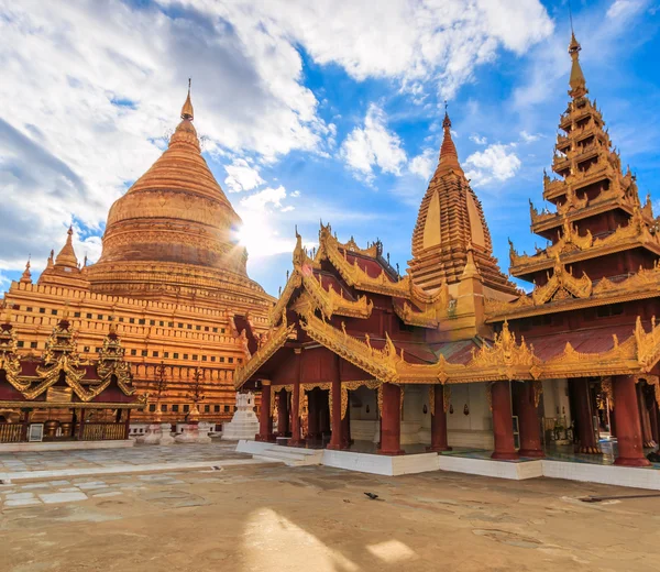 Shwe zi gon pagoda Templo de Paya —  Fotos de Stock