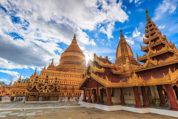 Shwe zi gon pagoda Templo de Paya —  Fotos de Stock