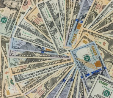 arka plan olarak dolar kazık