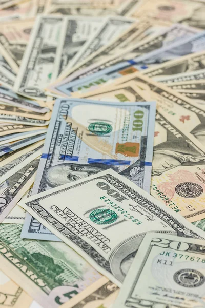 Dollars pile as background — Stock Photo, Image