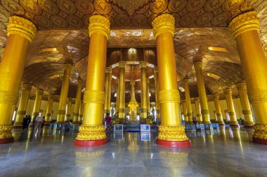 Swedaw Orhan Tapınağı Yangon, Myanmar (Burma)