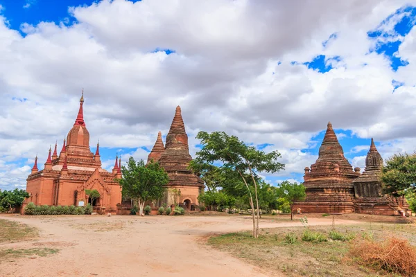 A nézet Bagan régi ősi templomban — Stock Fotó