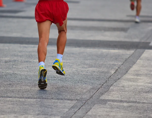 Runner lopende marathon — Stockfoto