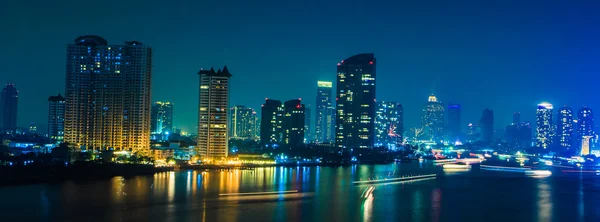 Bangkok City at night time — Stock Photo, Image