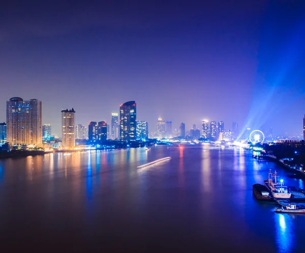 Bangkok City at night time — Stock Photo, Image