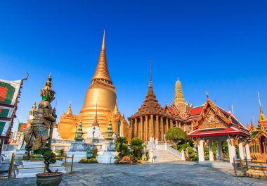 WAT phra kaeo emerald Buda Tapınağı