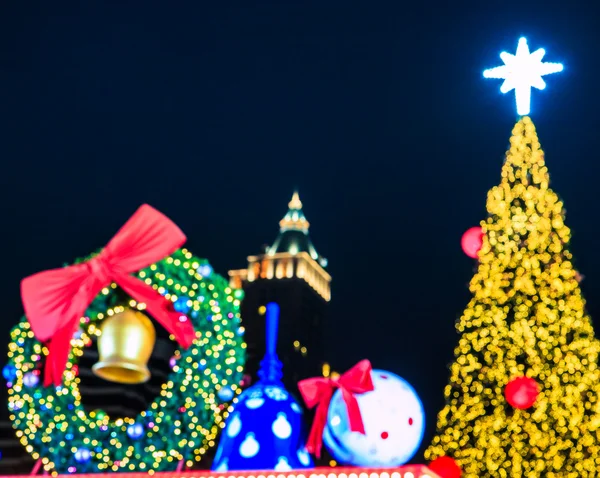 The lighting of the Christmas tree — Stock Photo, Image