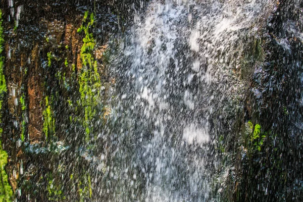 Sfondo con cascata — Foto Stock