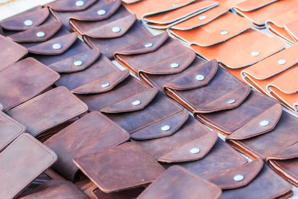 Wallets made of leather — Stock Photo, Image