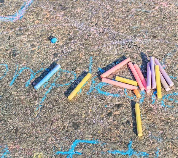 Colorful chalks — Stock Photo, Image
