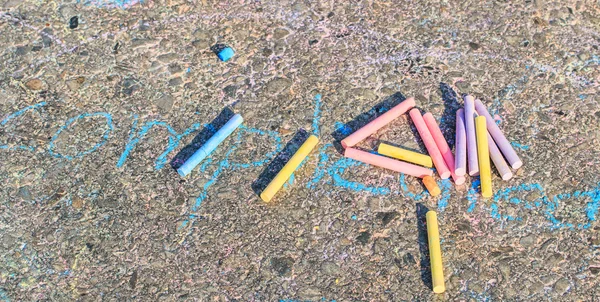 Colorful chalks — Stock Photo, Image