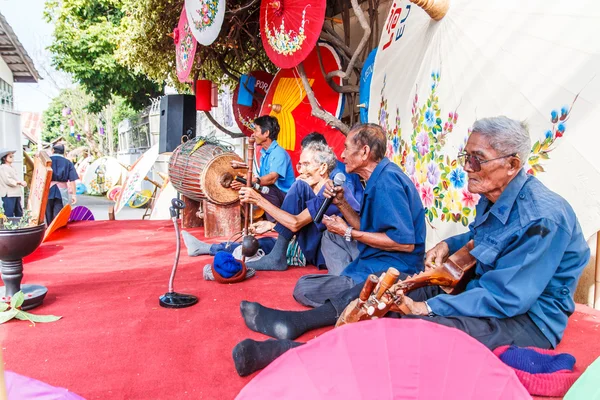 31 yıldönümü Bosang şemsiye Festivali — Stok fotoğraf