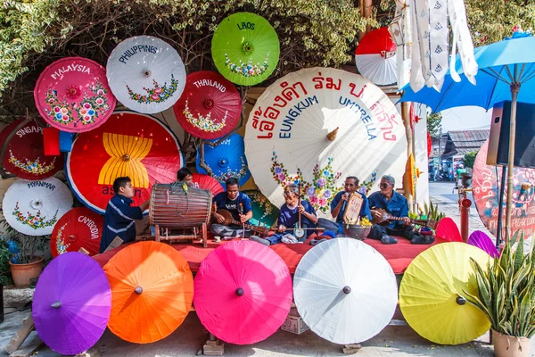 31esimo anniversario Bosang ombrello festival — Foto Stock