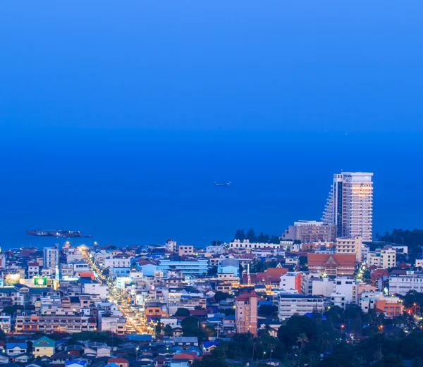 High angle view of Hua Hin — Stock Photo, Image