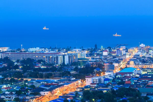 Hua Hin yüksek açılı görünüş — Stok fotoğraf