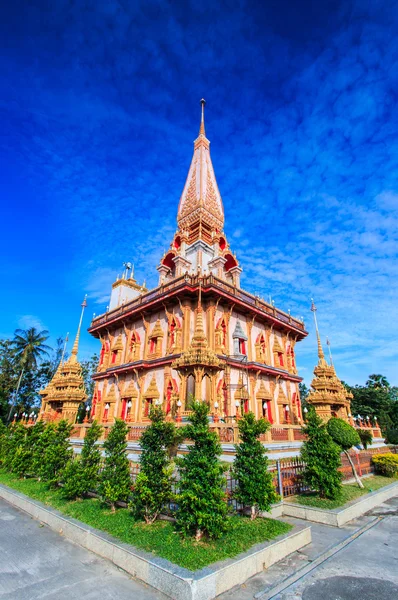 Tempio di Wat Chalong — Foto Stock