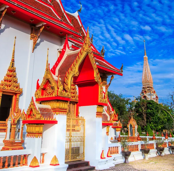 Tempio di Wat Chalong — Foto Stock